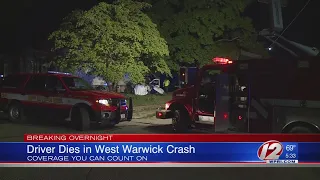 Driver dies in West Warwick crash