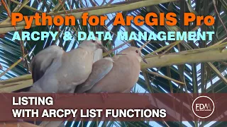 ArcPy List Functions Guide Reference Python for ArcGIS Pro