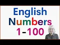 1 - 100 Learn Basic English Numbers Pronunciation Practice