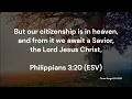 Philippians 3 20 ESV Memory Verse Song