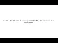 Function Parameters and Return Values Explained Beginner Programming Tutorial