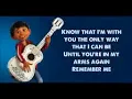Remember Me OST COCO With Lyrics   Miguel feat Natalia Lafourcade 144p
