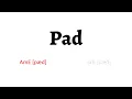 Download Lagu How to Pronounce pad in American English and British English