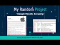 Python Google Search Results Web Scraping