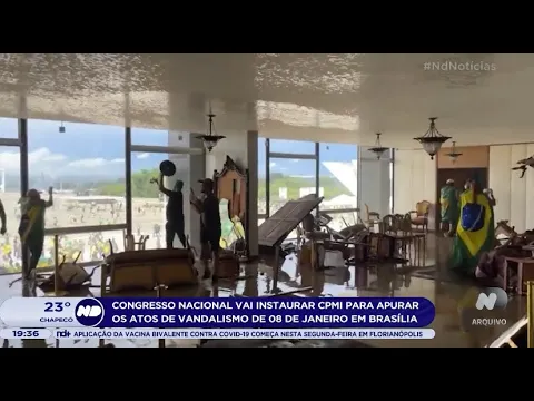Congresso Nacional vai instaurar CPMI para apurar os atos de vandalismo de 8 de janeiro em Brasília