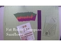 Robin Ruth Design Fat Robin Compass Sunflower - Strip Piecing Method
