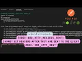 Error ERR - HTTP