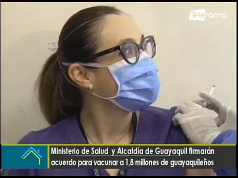 Ministro de Salud y Alcaldía de Guayaquil firmarán acuerdo para vacunar a 1,8 millones de guayaquileños