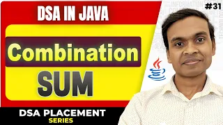 Combination Sum LeetCode 39 Recursion Backtracking in Java DSA in Java Full Course