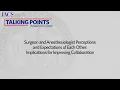 Surgeon and Anesthesiologist Perceptions JACS