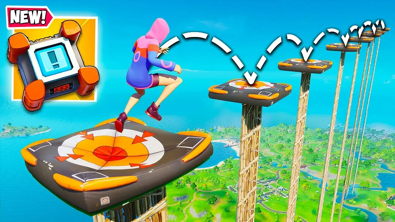 *WORLD'S BEST* CRASH PAD PLAY!! - Fortnite Funny Fails and WTF Moments! #870