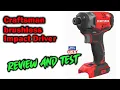 Craftsman 20v brushless impact driver review