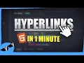 Learn Html Hyperlinks In 1 Minute