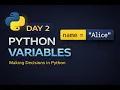 Python Variables Data Types Explained for Beginners Day 2 Learn Python Step by Step