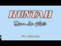 RUNTAH - Difarina Indra Adella  ||lirik + terjemahan || Panon coklat kopi susu