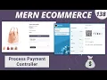 MERN Stack E-Commerce Project Working on Process Payment Controller Razorpay Backend Logic