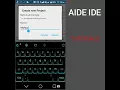 AIDE IDE webview tutorial