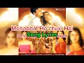 Download Lagu Songs Lirik | Mohabbat Ho Chuki Hai | Souten | Sonu Nigam,  Alka Yagnik |