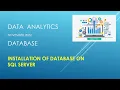 DAY 10 Creating a new database on SQL SERVER