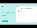 What is the Dr Now Diet Plan