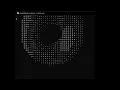 A spinning donut code with python