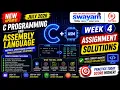 C Programming and Assembly Language Week 4 Assignment Answers 2026 NPTEL July 2026 NPTEL