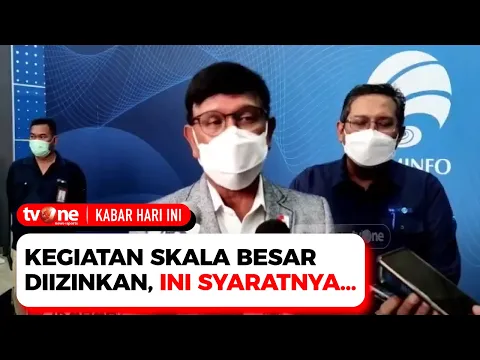 Menkominfo Beberkan Syarat kegiatan Berskala Besar