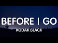 Kodak Black - Before I Go (Lyrics) feat. Rod Wave New Song