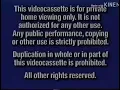 Blue FBI Warning Screens