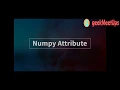 What are the Attributes of NumPy