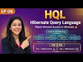 Hibernate L Tutorial L Query Explained with Examples CRUD using L