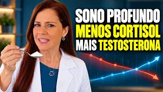 1 COLHER para DORMIR PROFUNDO, Derrubar CORTISOL e Elevar TESTOSTERONA (Veja Como Ajuda!)