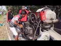Download Lagu Cement Mixer Diesel Engine Startup, How to Mix Concrete and Sand by Hand