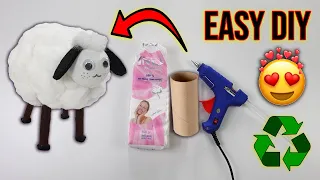 TOILET PAPER ROLL CRAFTS Easy DIY Recycle Idea It Was Very Cute Sheep Making