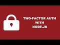 Two Factor Authentication With TOTP Using Node js And Speakeasy