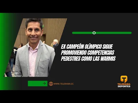 Ex campeón olímpico sigue promoviendo competencias pedestres como Las Warmis