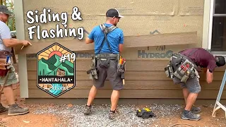 Siding and Flashing Installation Building The Nantahala Retreat