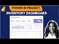 Power BI Project Inventory Dashboard Tutorial for Beginners