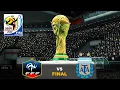PES 2010 - FIFA World Cup™ 2010: Francia vs. Argentina (Final) 🏆