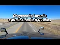 Cheyenne to Laramie A Semi-Truck s Journey on I-80 in Winter Wyoming Dashcam Drive