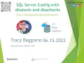 SQL Server Config with dbatools and dbachecks by Tracy Boggiano
