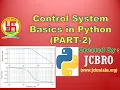 Time Frequency Domain Analysis in Python Control System using Python Part 2
