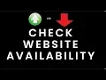 How to Check if Website is UP or DOWN PHP Ping Script Curl Function