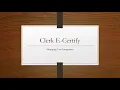 Clerk E-Certify Shopping Cart Integration