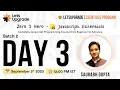 Javascript Essentials Batch 2 Day 3 LetsUpgrade