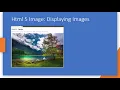 032 Display HTML5 Images Using Img Tag Src Attribute