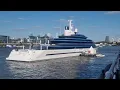 Walmart heiress 300m super yacht fills out the Thames at Tower Bridge