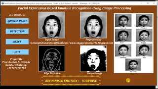 Facial Expression Based Emotion Recognition Using Image Processing Python Project Source Code