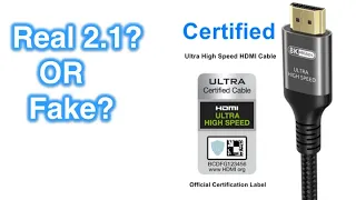 Verify MI Cable is 2 1 Certified