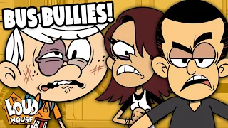 lincoln gets bullied on the bus no bus no fus the loud house